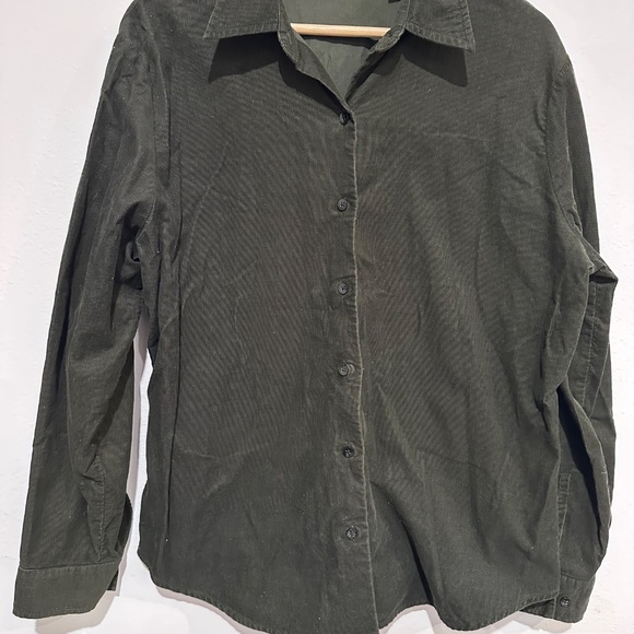 Hunter Green Courdory Shirt - Picture 3 of 6